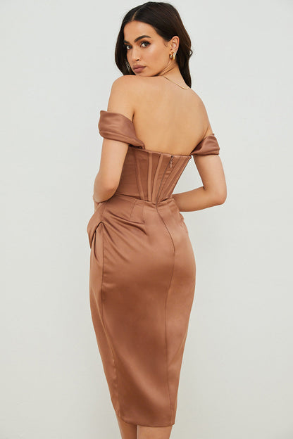Ivory Allure Midi Dress