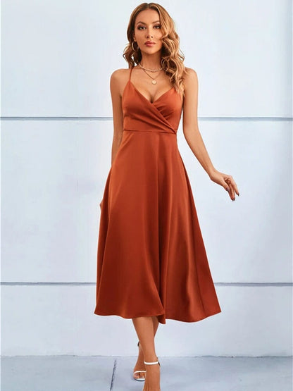 Maxi Abito Seta Elegante