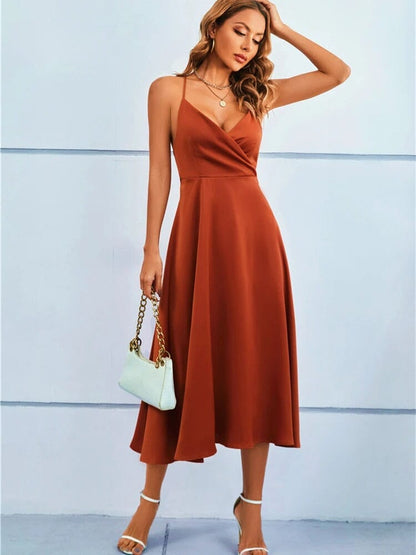 Maxi Abito Seta Elegante