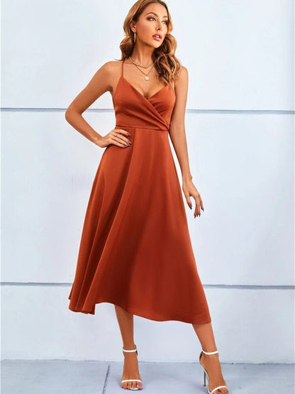 Maxi Abito Seta Elegante