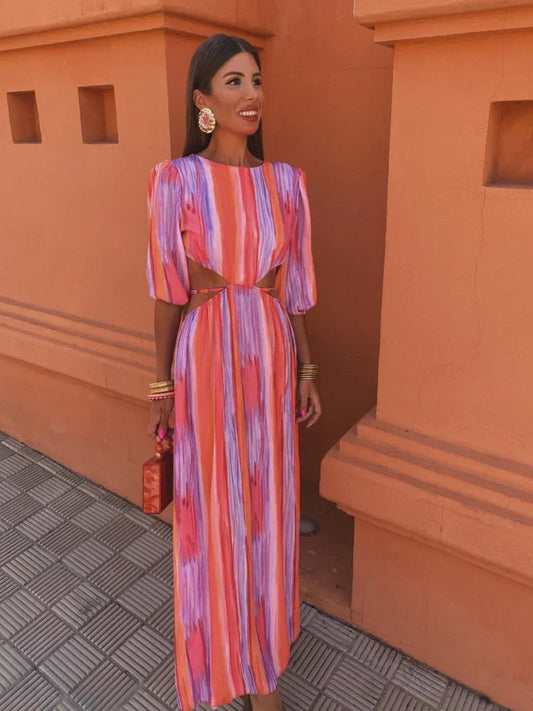 Abito Elegante Con Cut-Out