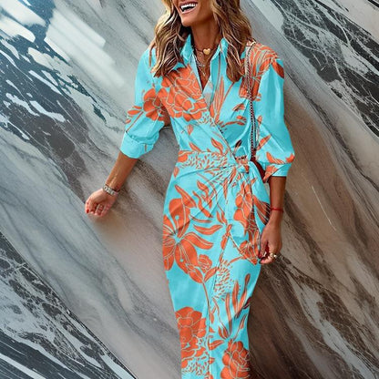 Elegant Comfort Wrap Dress