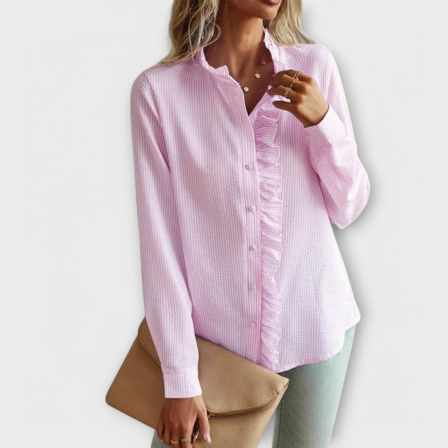 Blusa Elegante Manica Lunga