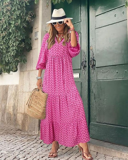 Eleganza Fluttuante Maxi Dress