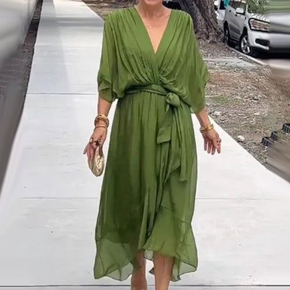 Empowered Curves V-Neck Dress