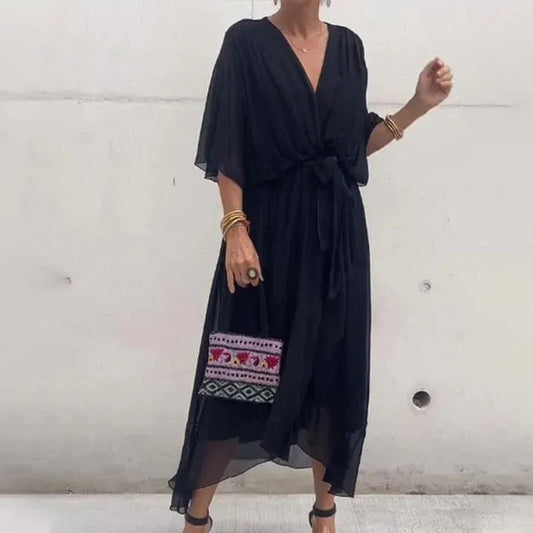 Empowered Curves V-Neck Dress