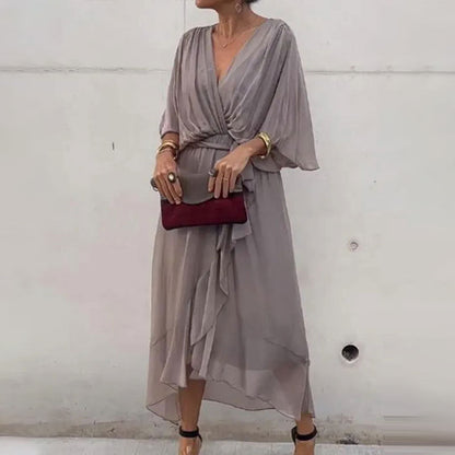 Empowered Curves V-Neck Dress