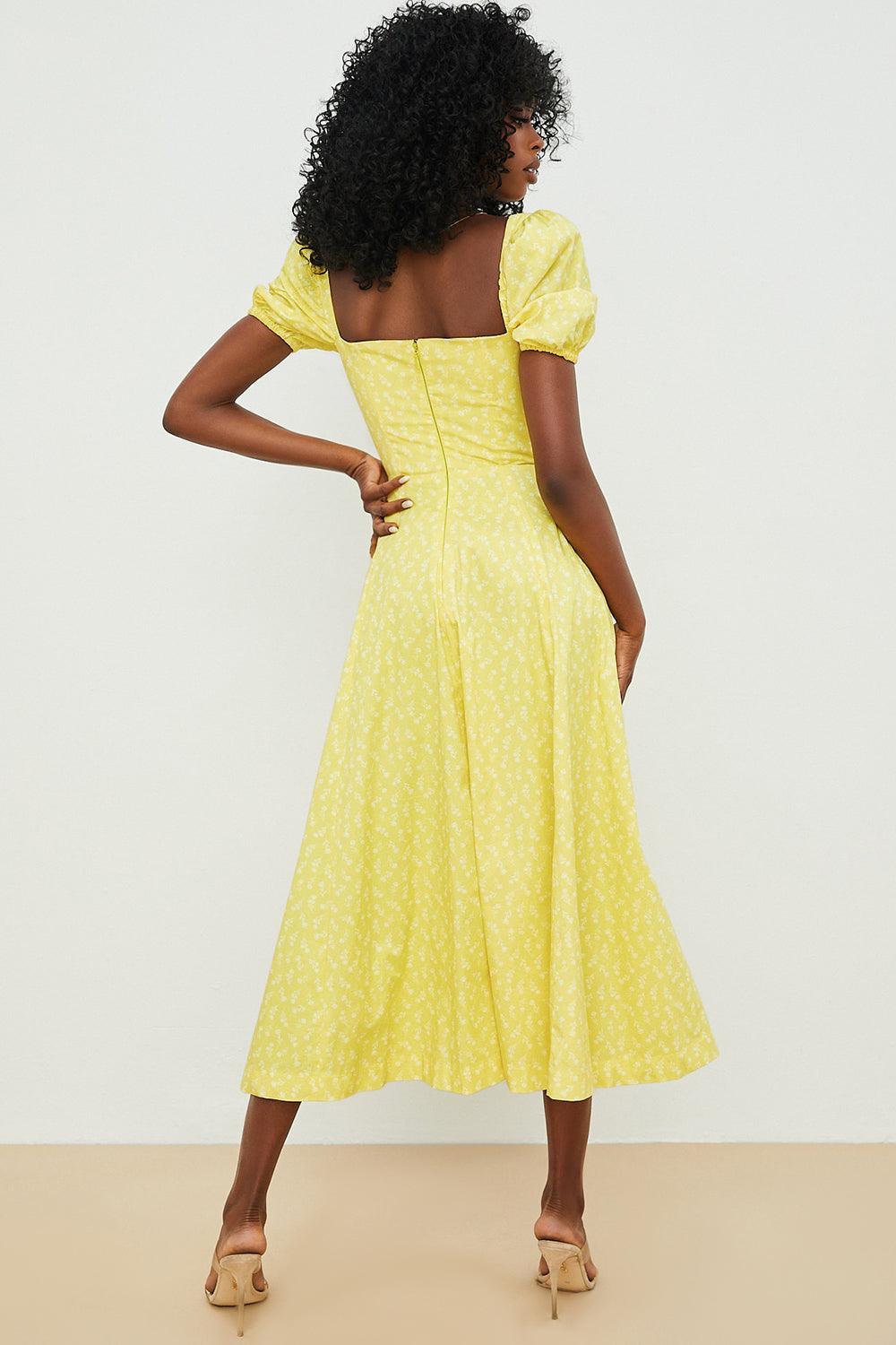 Elegant Corset-Style Midi Dress