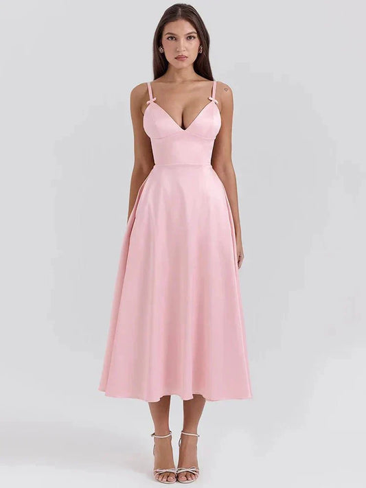 Vestito Saten Luminoso