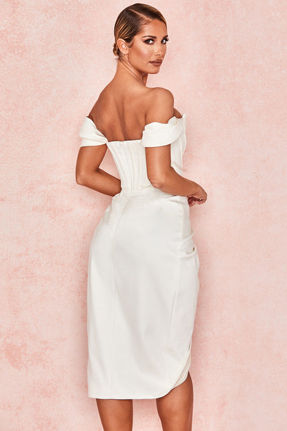 Ivory Allure Midi Dress