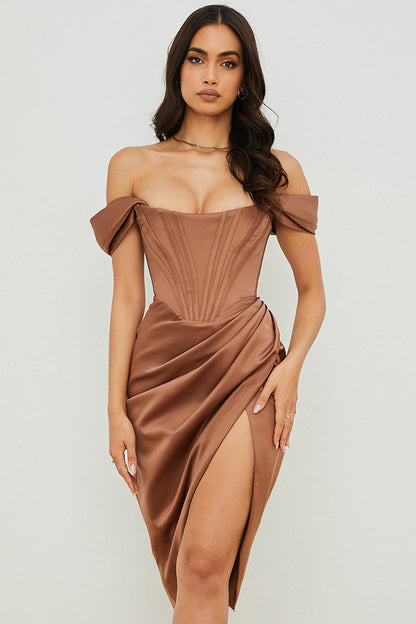 Ivory Allure Midi Dress