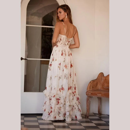 Abito Midi Romantico Floreale