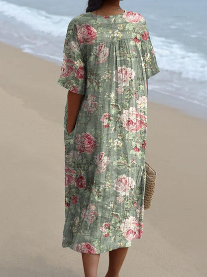 Vestito Floreale Vintage